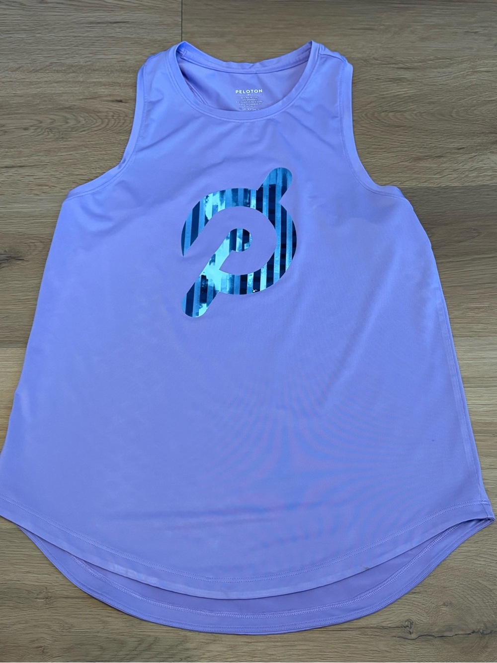 Peloton Lavender Sleeveless Racer Back Tank Size Extra Sma